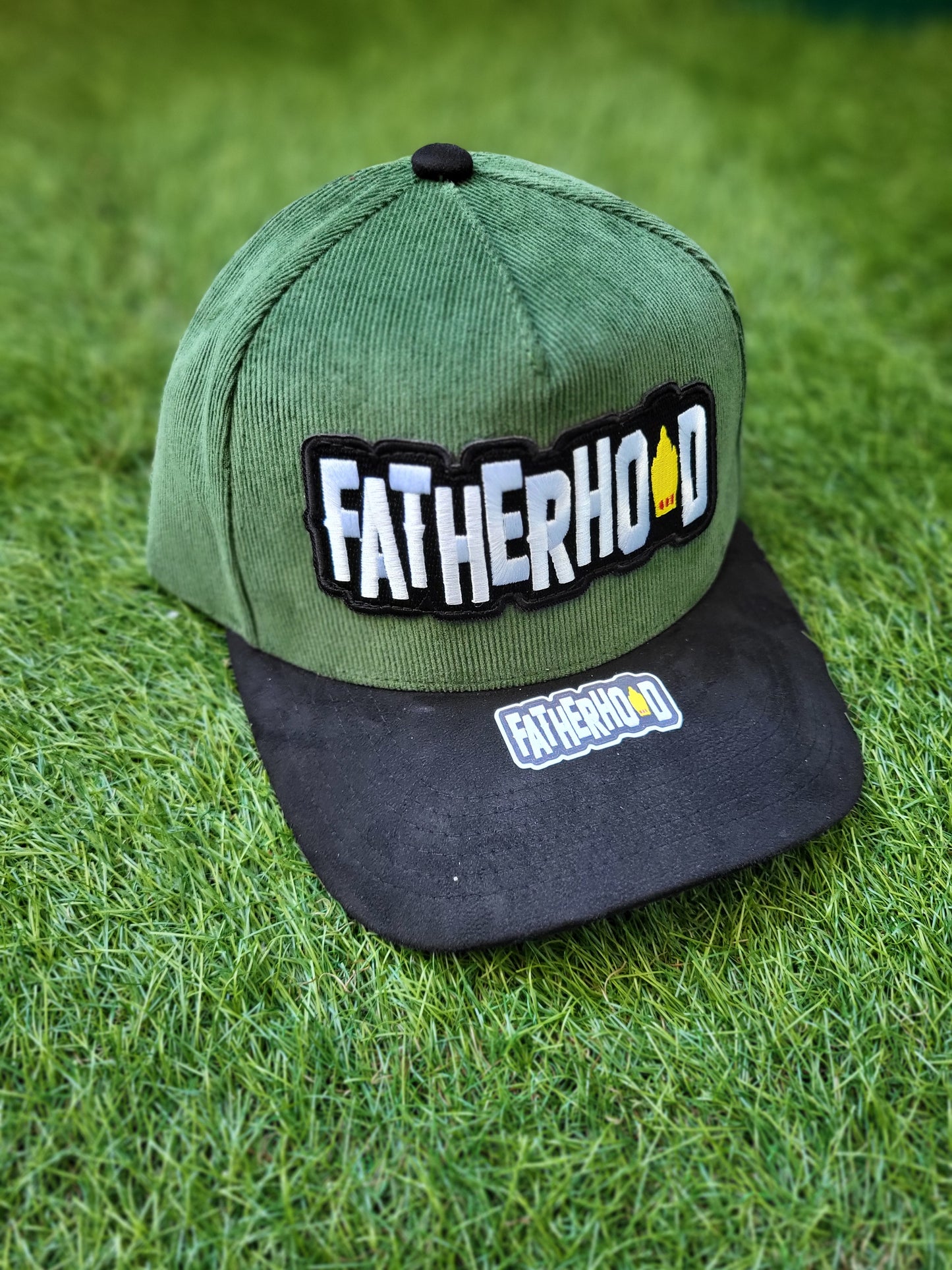 GREEN CORDUROY FATHERHOOD HATS