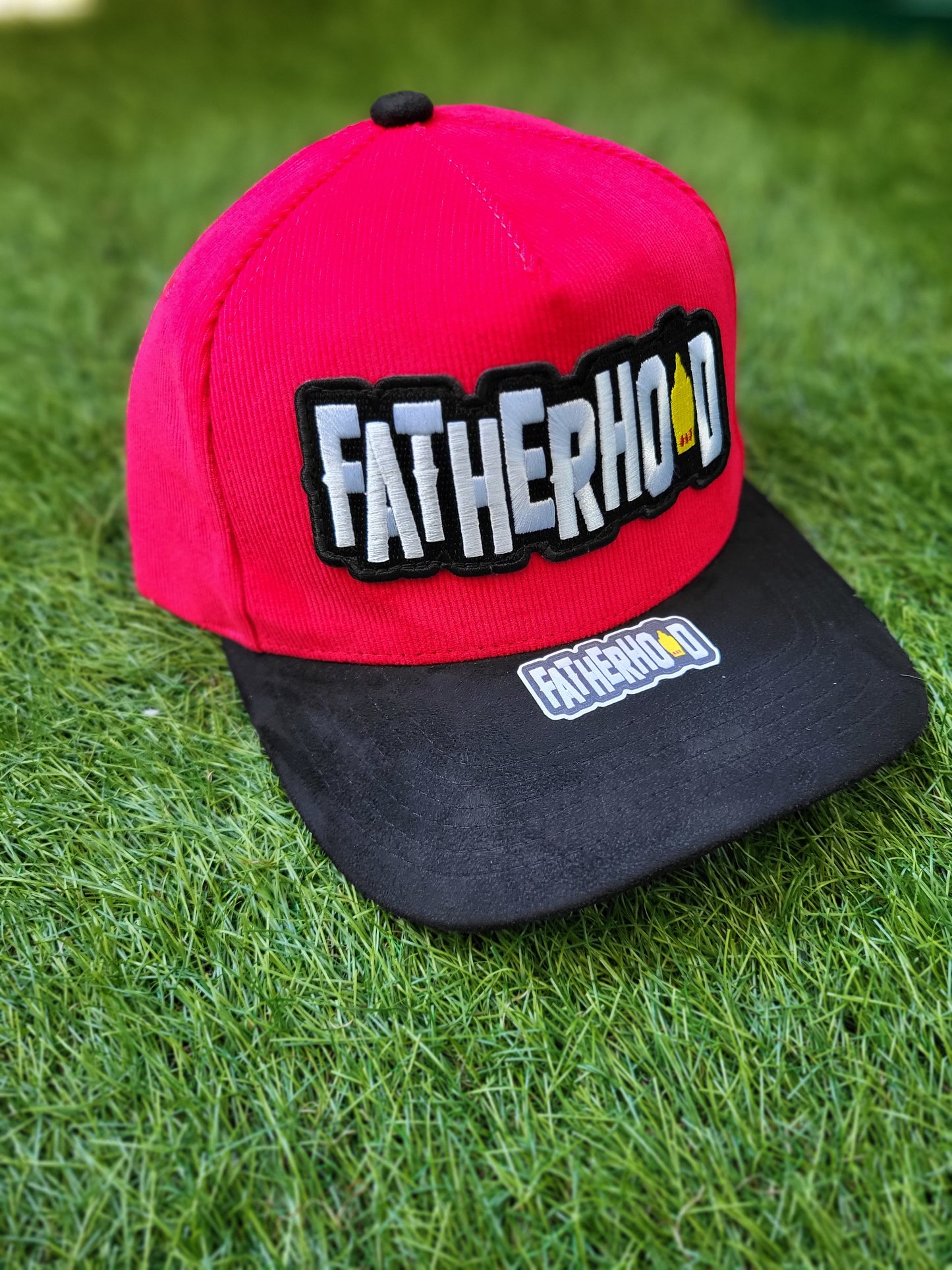 RED CORDUROY FATHERHOOD HATS
