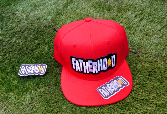 RED FATHERHOOD HATS