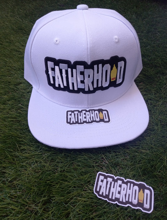 WHITE FATHERHOOD HAT