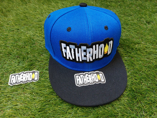 BLUE WITH BLACK SNAP BACK