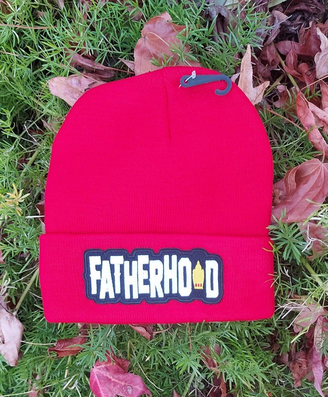 RED FATHERHOOD BEANIE